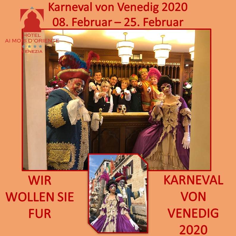 Karneval In Venedig 2020 Hotel Ai Mori D Oriente